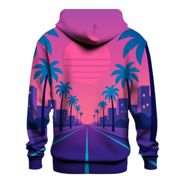 Laser Palm Boulevard lightweight hoodies