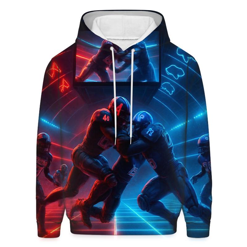 Neon Night Dome Showdown designer hoodies