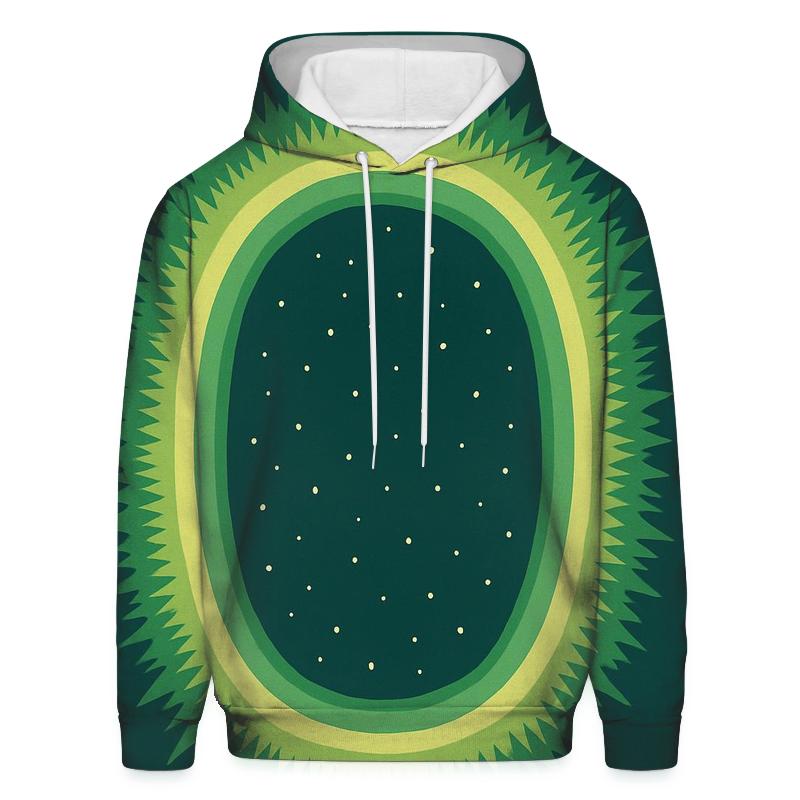 Aurora Oval Polar Crown embroidered hoodies