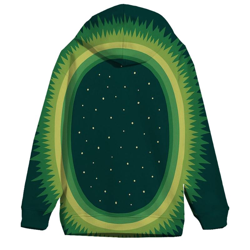 Aurora Oval Polar Crown embroidered hoodies