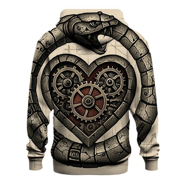 Mechanical Heart Ouroboros hoodies fashion