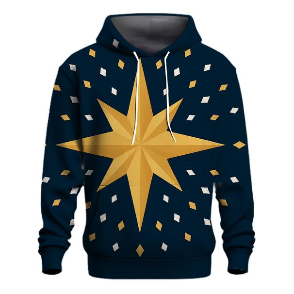 Geometric Nativity Starburst premium hoodies