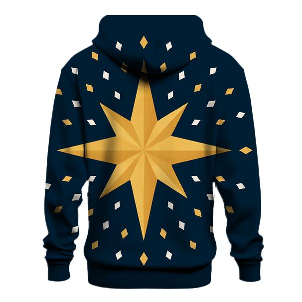 Geometric Nativity Starburst premium hoodies