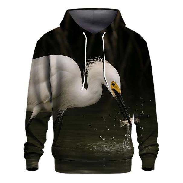 Mangrove Fisher Snowy Egret hoodie designs