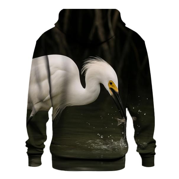 Mangrove Fisher Snowy Egret hoodie designs