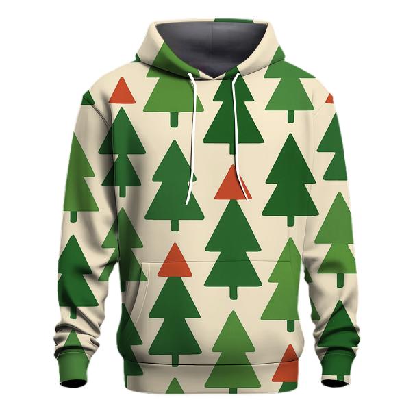 Pine Forest Triangle Mosaic hoodies fashion