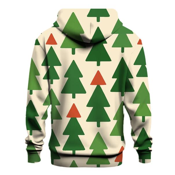 Pine Forest Triangle Mosaic hoodies fashion
