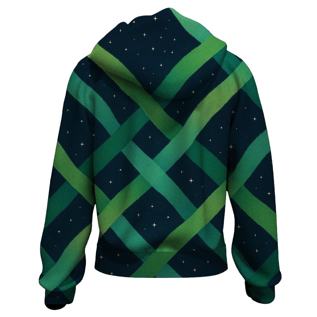 Aurora Ribbon Lattice graphic hoodies