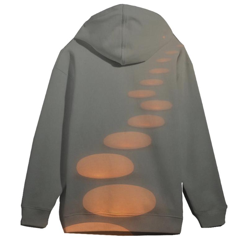 Luminous Pathway Stones pullover hoodies