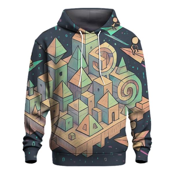 Quantum Cardboard City premium hoodies