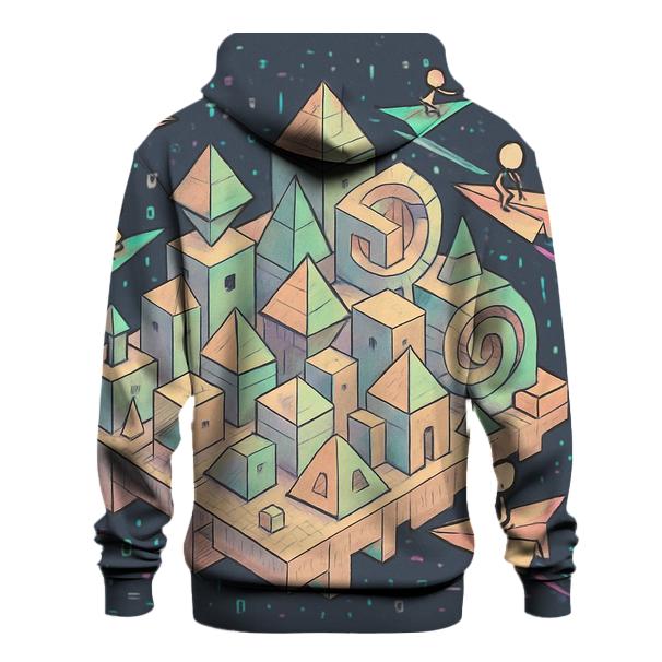 Quantum Cardboard City premium hoodies