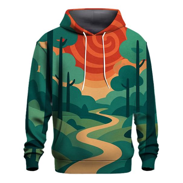 Psychedelic Forest Trail hoodie trends