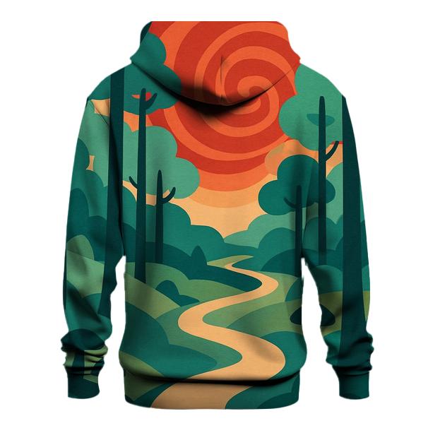 Psychedelic Forest Trail hoodie trends