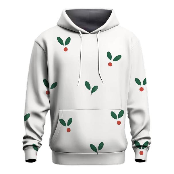 Minimal Mistletoe Confetti pullover hoodies