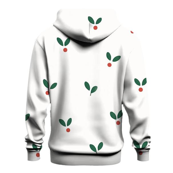 Minimal Mistletoe Confetti pullover hoodies