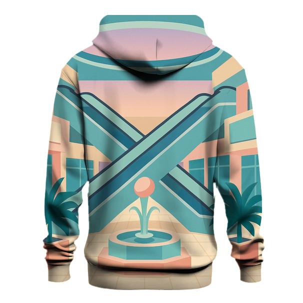 Vaporwave Mall Atrium pullover hoodies