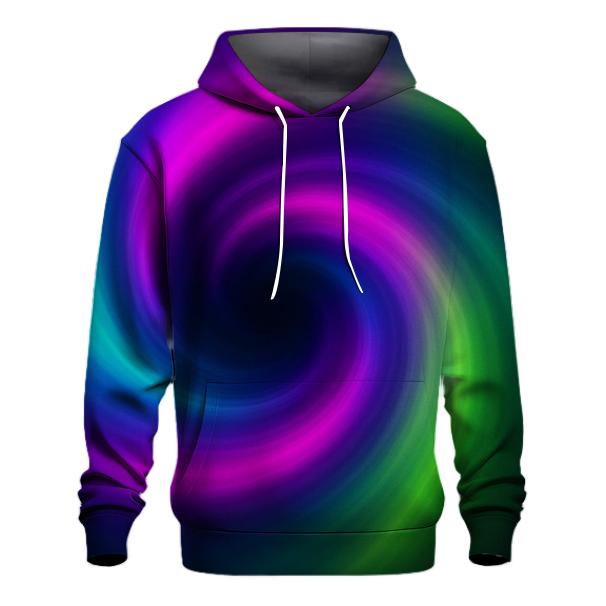 Neon Vapor Spiral custom hoodies