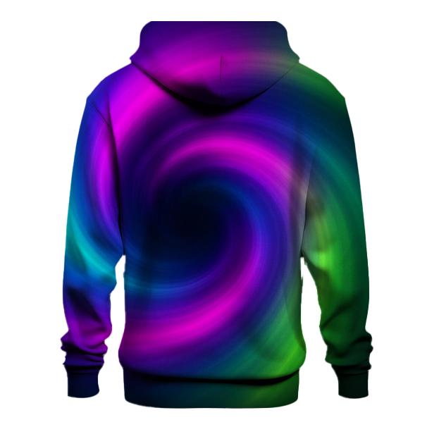 Neon Vapor Spiral custom hoodies