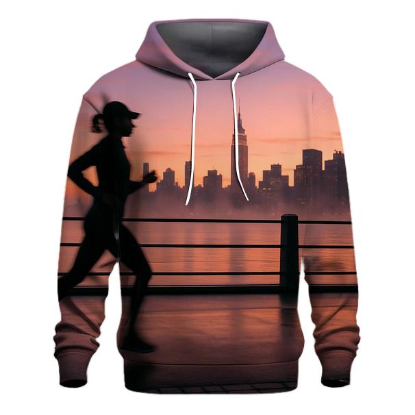 Sunrise Run On Roosevelt Island With Skyline hoodies fashion