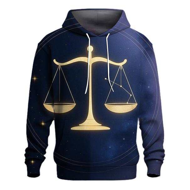 Libra Equinox Stellar Scales designer hoodies