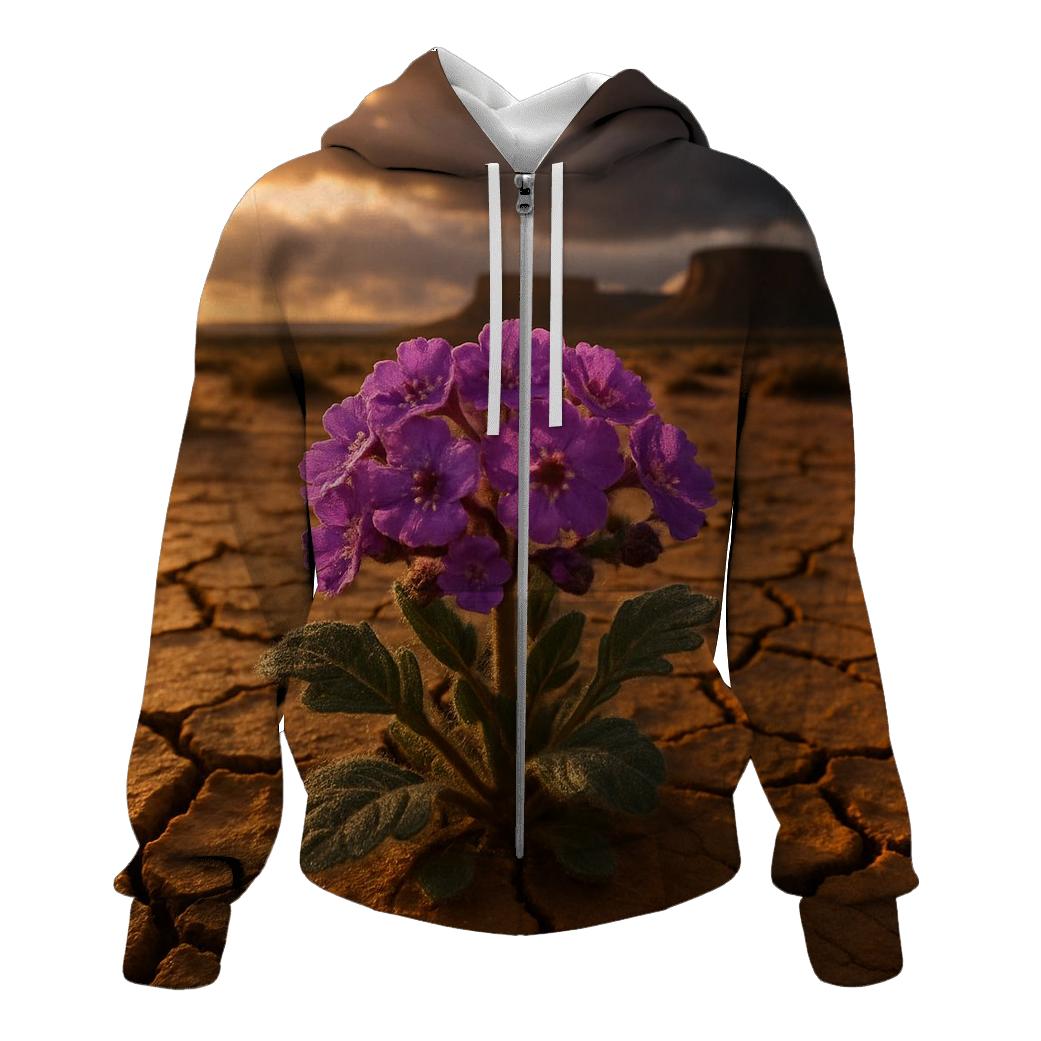 Desert Ephemeral Bloom After Rain custom hoodies