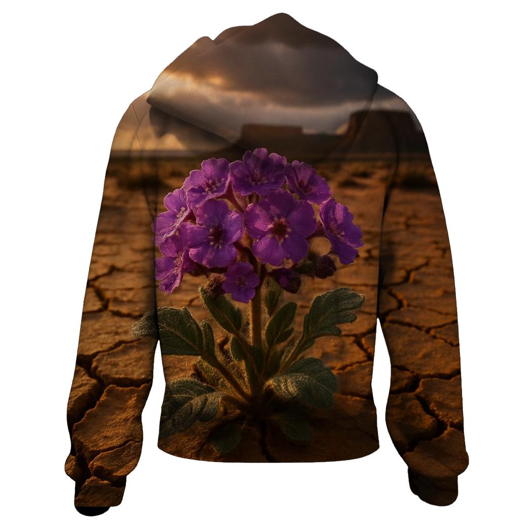 Desert Ephemeral Bloom After Rain custom hoodies