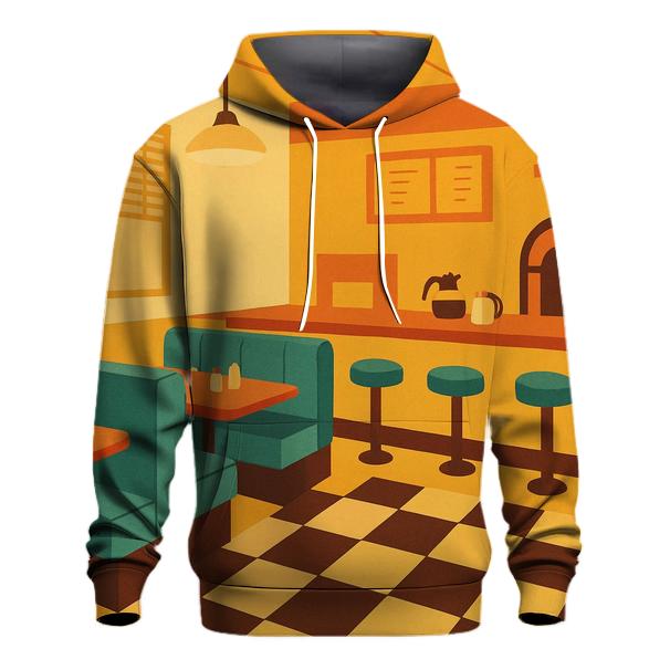 Retro Diner Morning hoodie designs