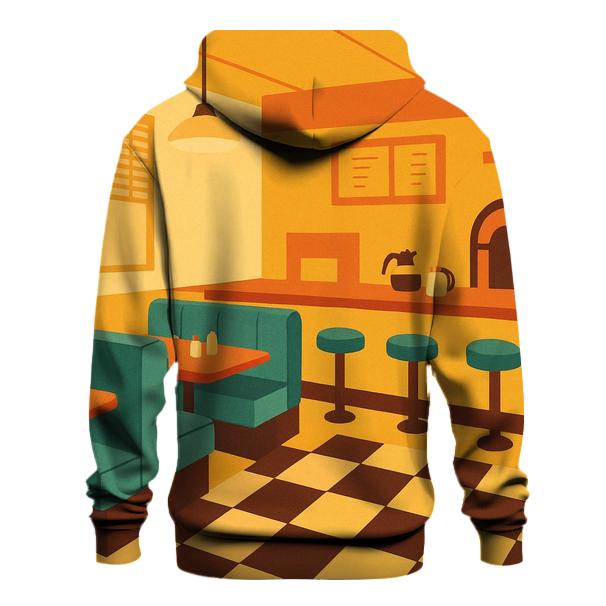Retro Diner Morning hoodie designs