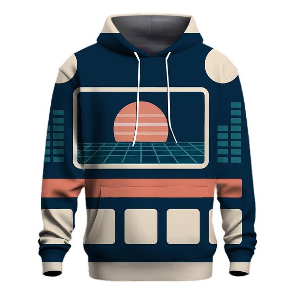 Digital Sunset Tape Deck hoodie trends
