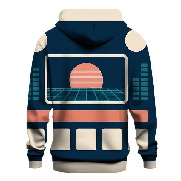 Digital Sunset Tape Deck hoodie trends