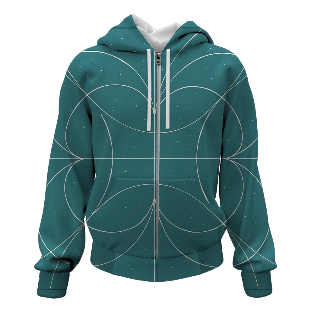 Gravitational Lens Arc Net premium hoodies