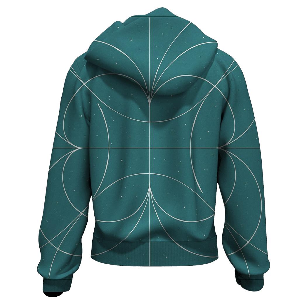 Gravitational Lens Arc Net premium hoodies