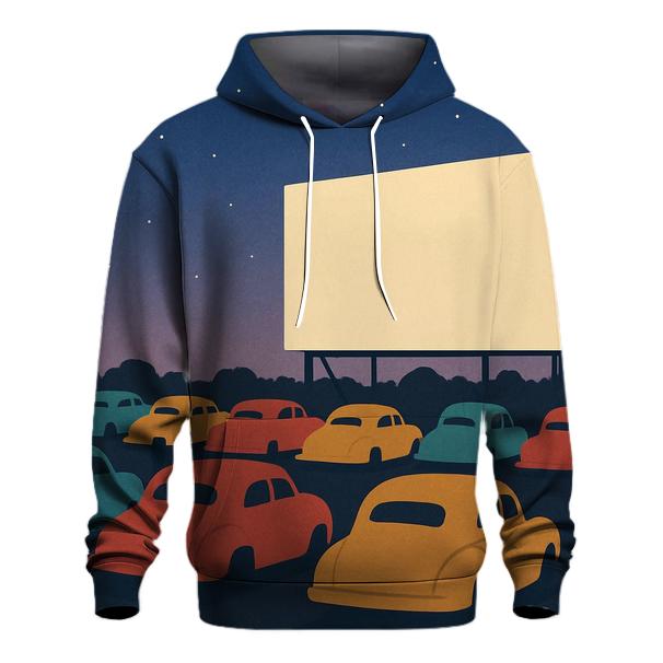 Summer Drive In Cinema embroidered hoodies