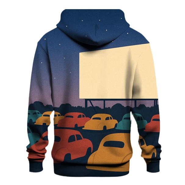Summer Drive In Cinema embroidered hoodies