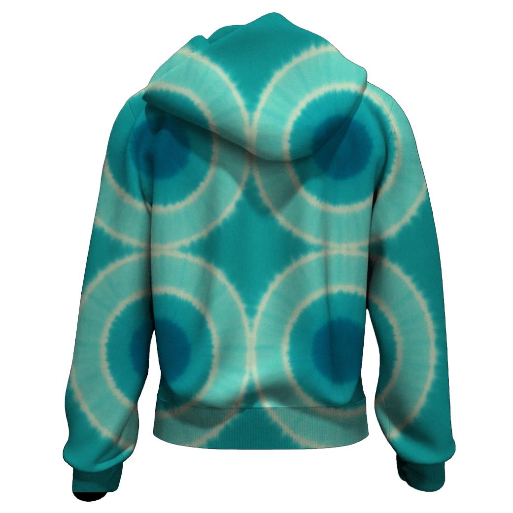Lagoon Bullseye Quad printed hoodies