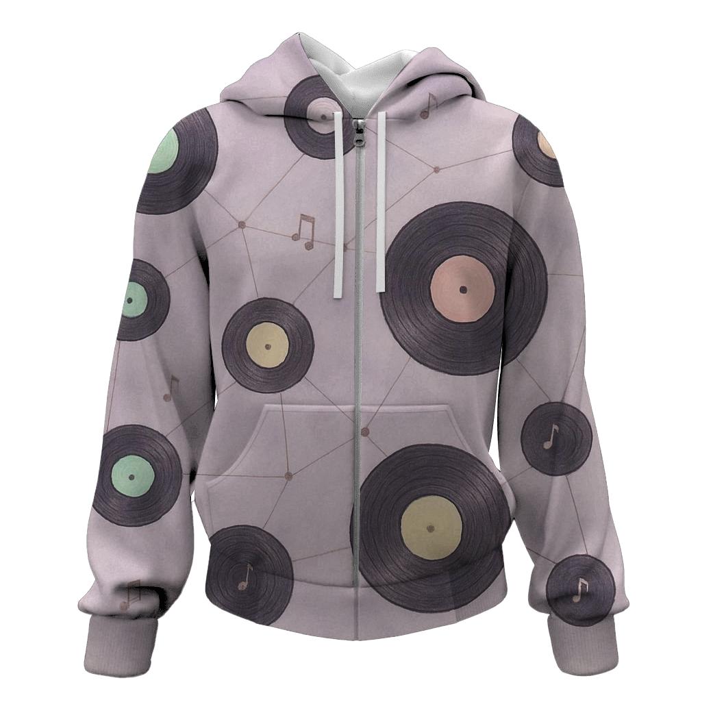 Pastel Vinyl Constellations heavyweight hoodies