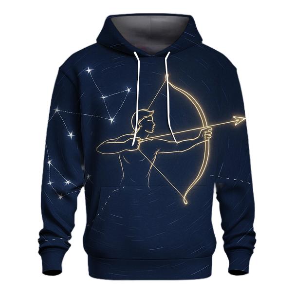 Sagittarius Archer Star Trail Map hoodie trends