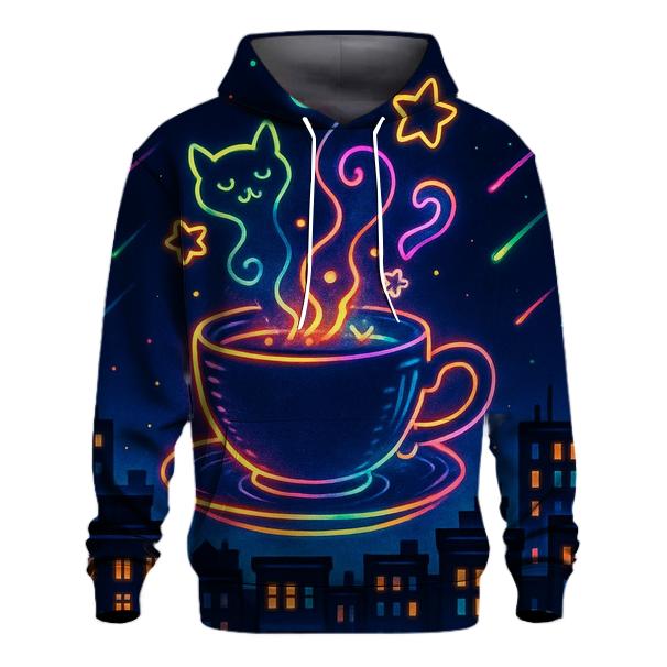 Neon Tea Time Meteor Shower hoodies fashion