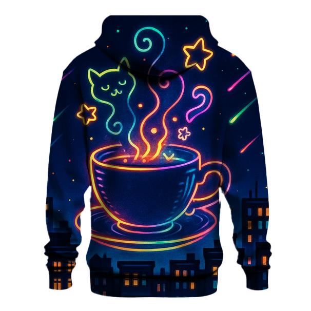 Neon Tea Time Meteor Shower hoodies fashion