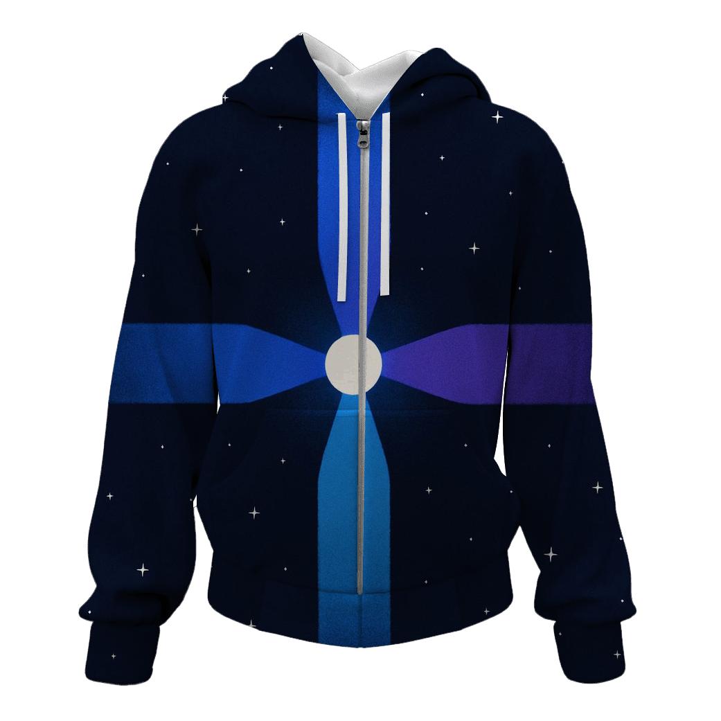 Pulsar Beam Quad Cross pullover hoodies