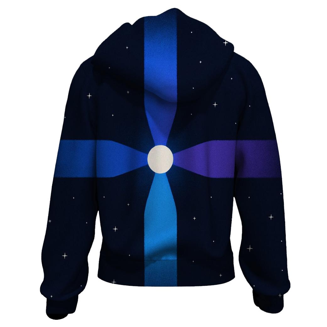 Pulsar Beam Quad Cross pullover hoodies