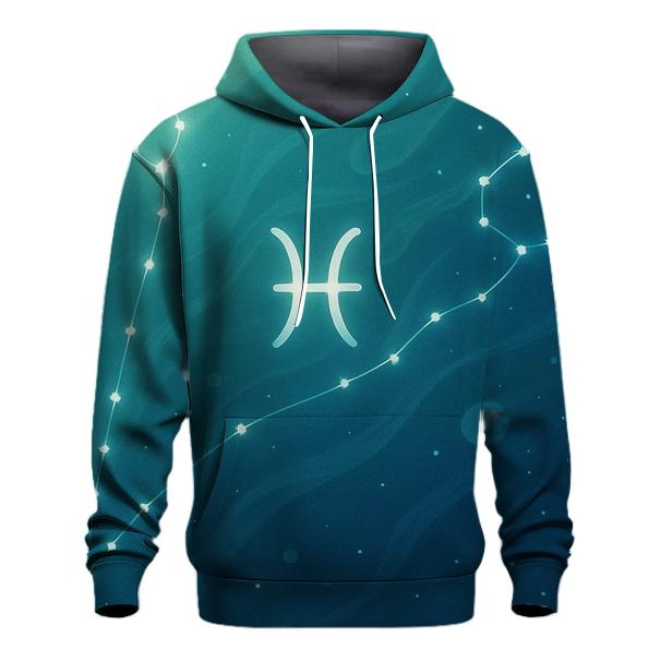 Pisces Dream Current Constellation graphic hoodies