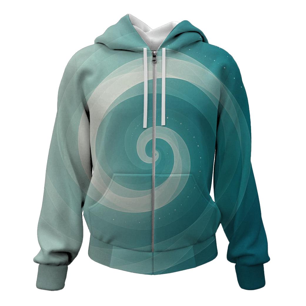 Infinite Breath Spiral custom hoodies
