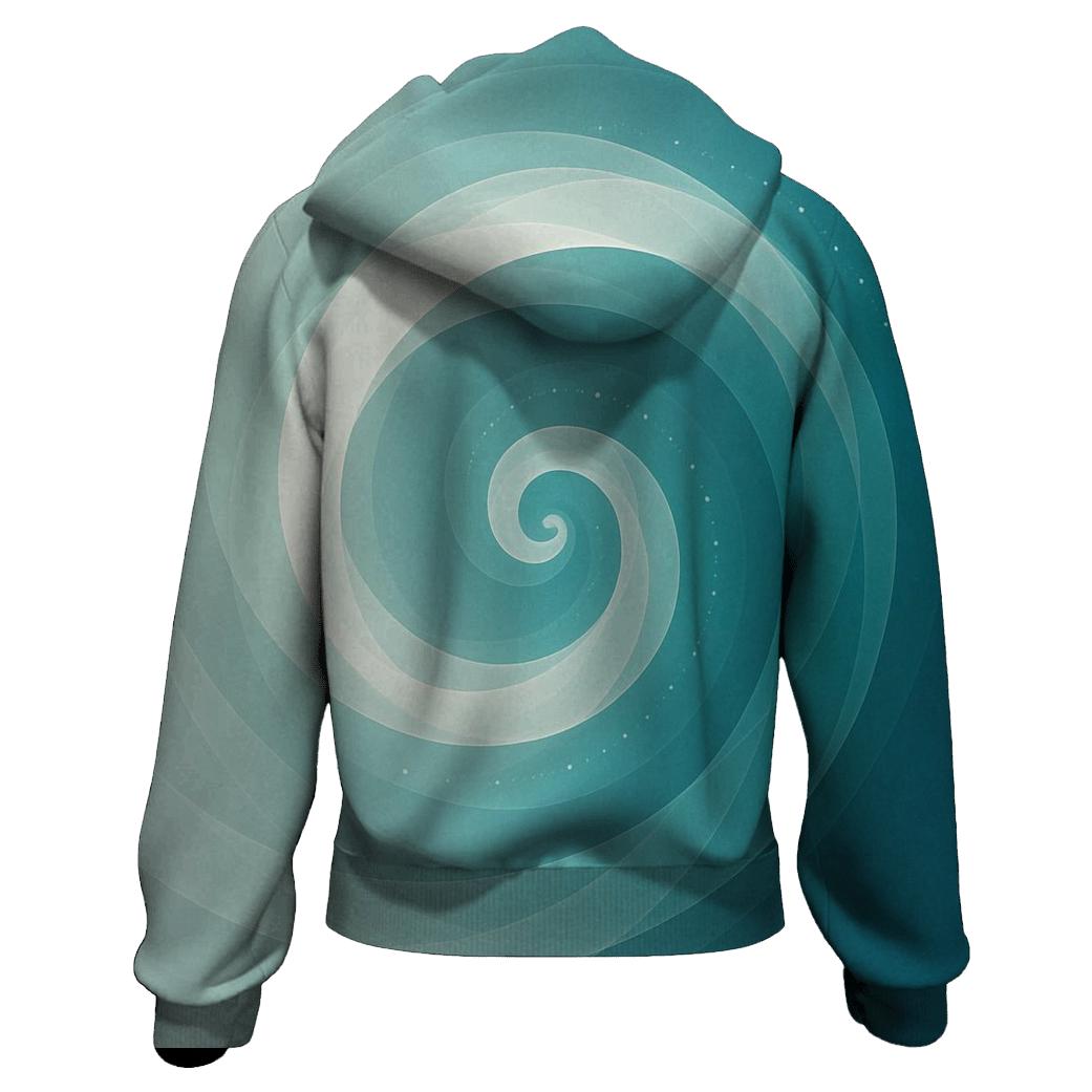 Infinite Breath Spiral custom hoodies