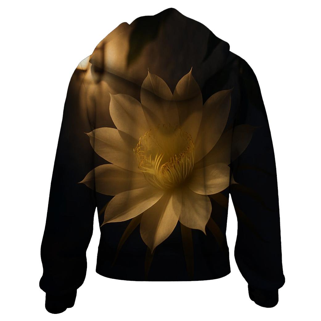Night Blooming Cereus In Courtyard Shadow hoodie styles