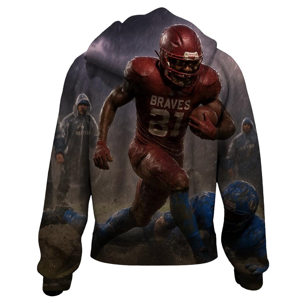 Rain Soaked Rivalry At Dusk graphic hoodies