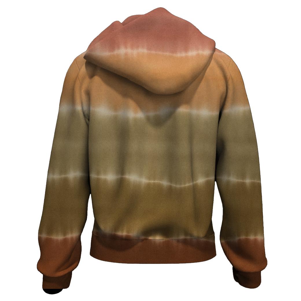 Desert Horizon Stripe Fade graphic hoodies