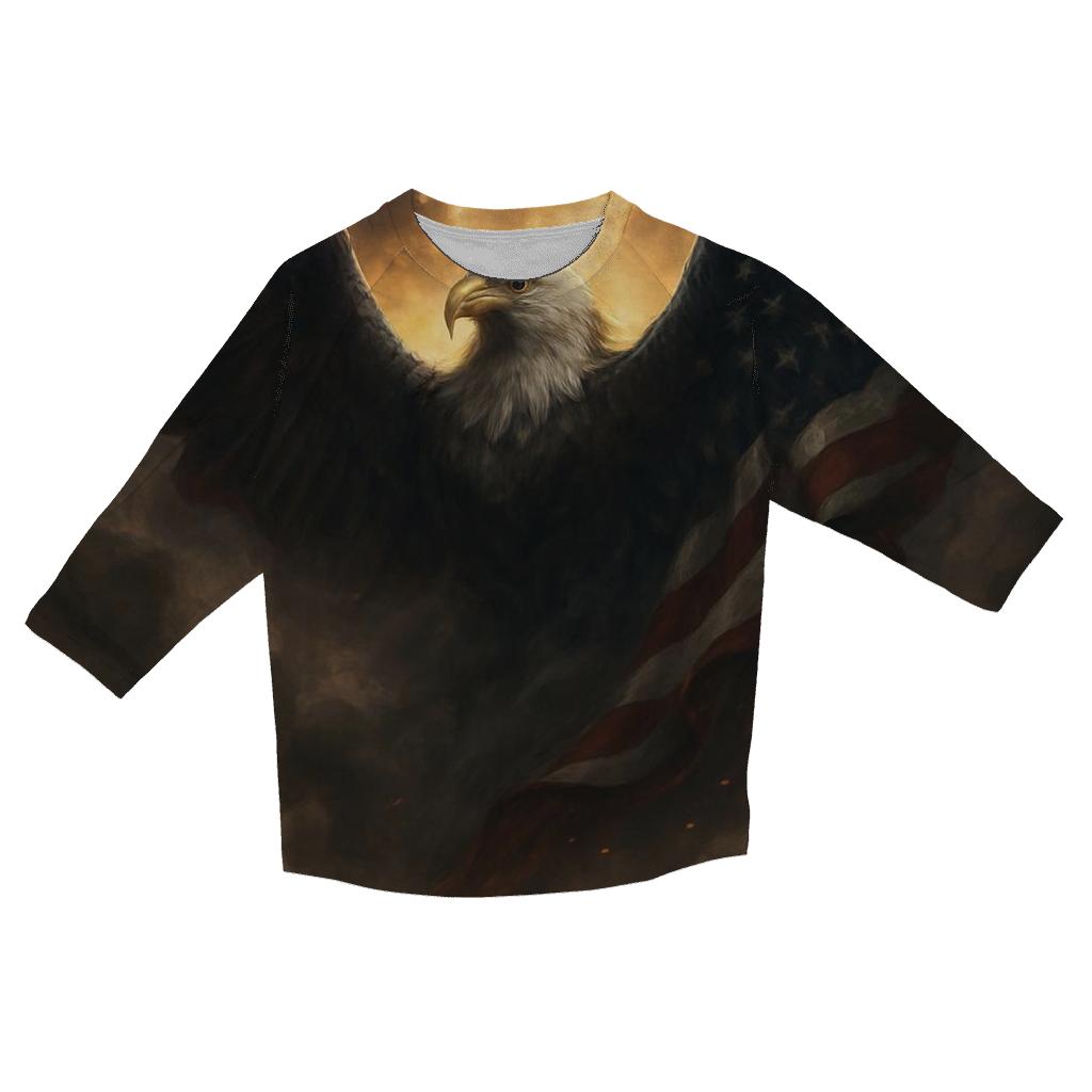 Eagle Of The Fallen Horizon designer 3/4 sleeve blouses