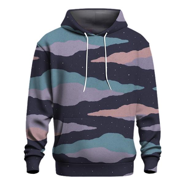 Nebula Filament Drift Panel lightweight hoodies