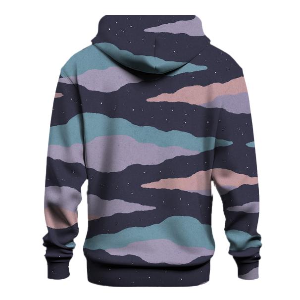 Nebula Filament Drift Panel lightweight hoodies